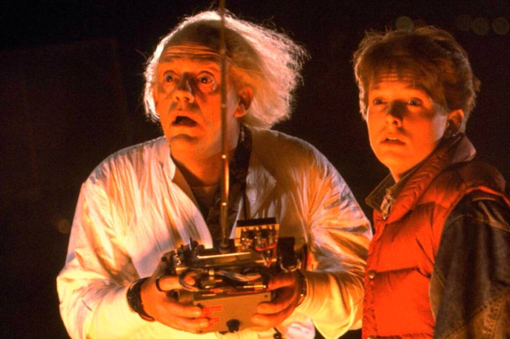 The 1985 movie, Back to the Future, involves time travel. Where in time does Marty McFly travel? (IMDB)